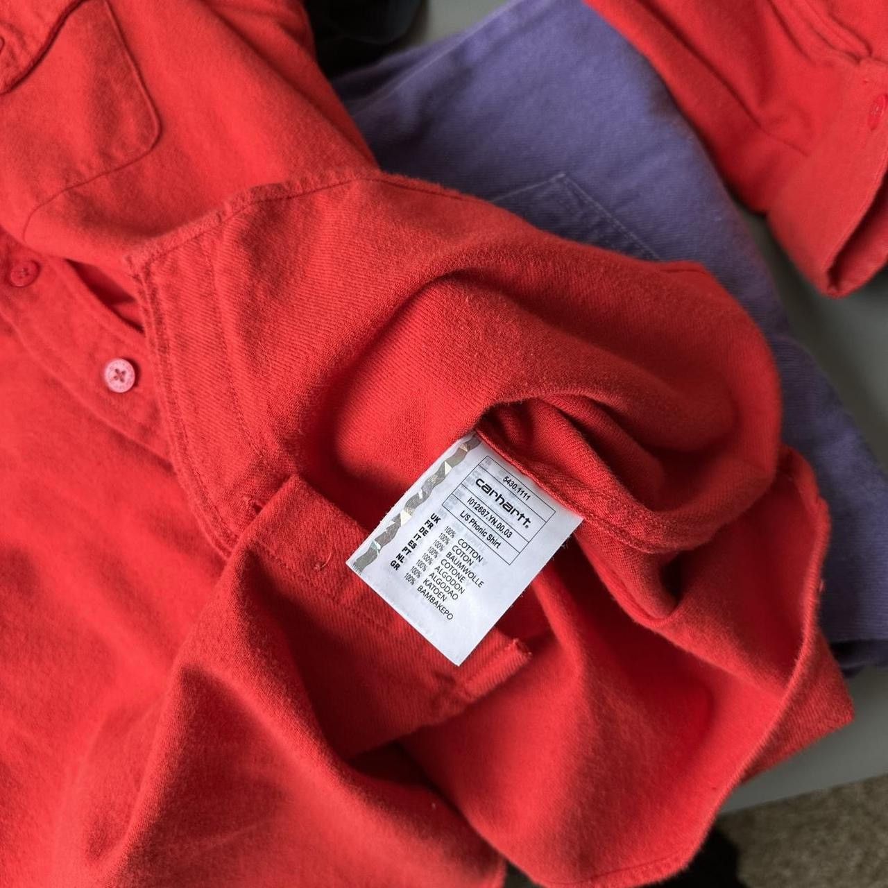 Carhartt Wip Carhartt WIP Rugged Cotton Longsleeve Cotton Flannel Shirt Size US M / EU 48-50 / 2 - 10 Thumbnail