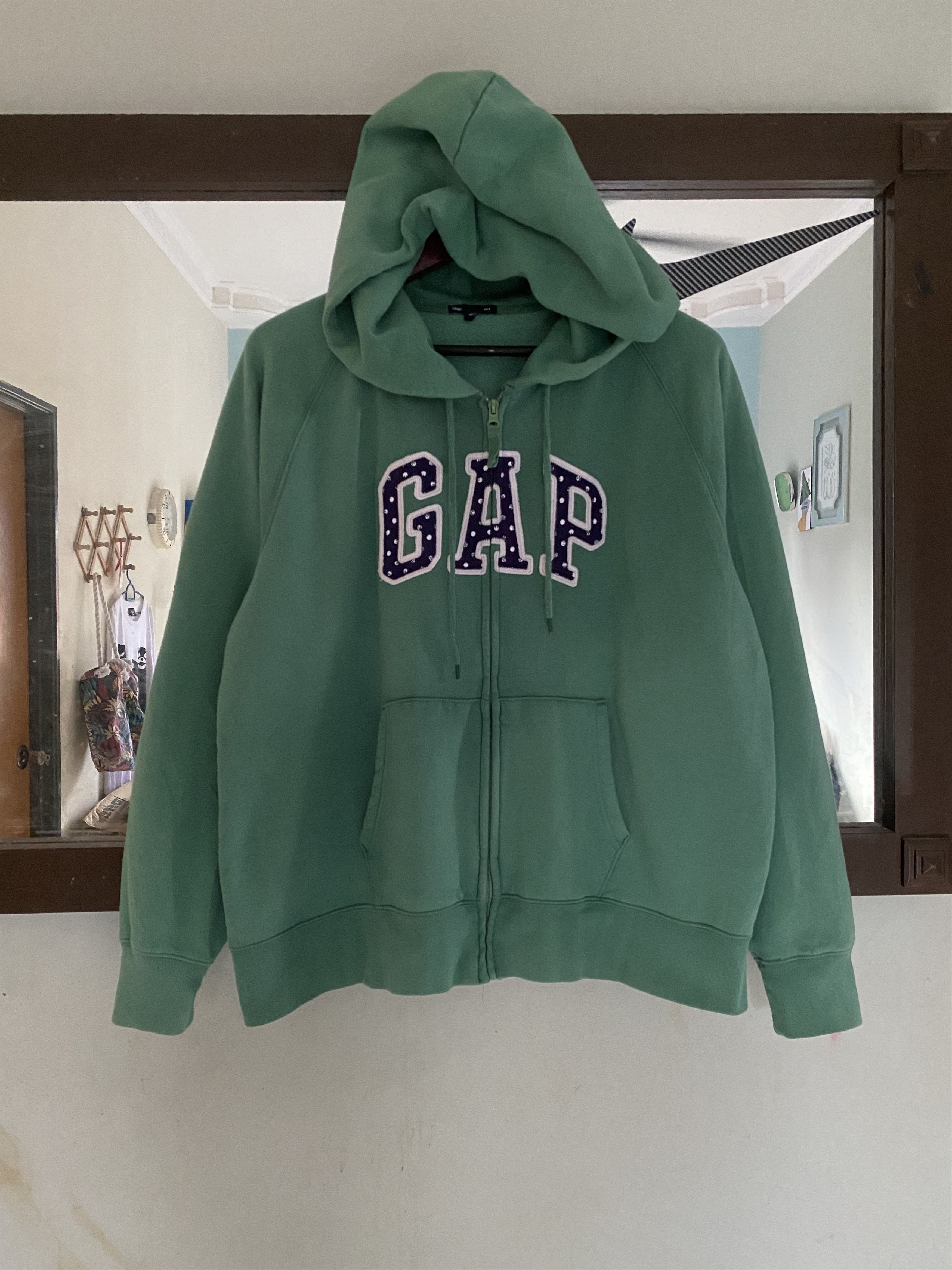 Gap × Vintage Vintage Gap Ziper Hoodie Big Logo Size US XL / EU 56 / 4 - 1 Thumbnail