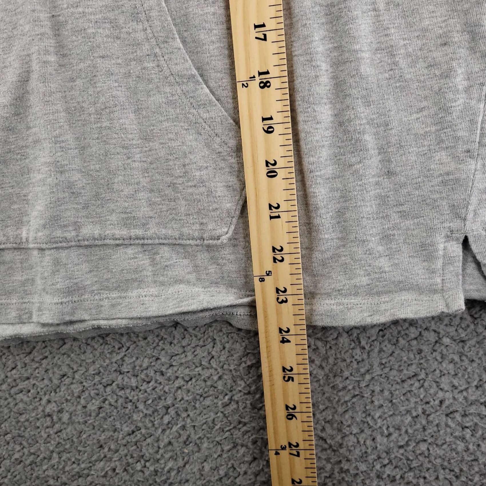 Champion Champion Hoodie Womens Large Gray Sweatshirt Spellout Logo Relaxed Fit Size L / US 10 / IT 46 - 6 Thumbnail