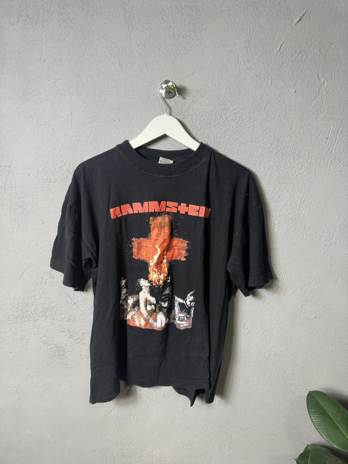 Band Tees × Vintage Rammstein vintage 00s t shirt double logo Size US XL / EU 56 / 4 - 1 Thumbnail