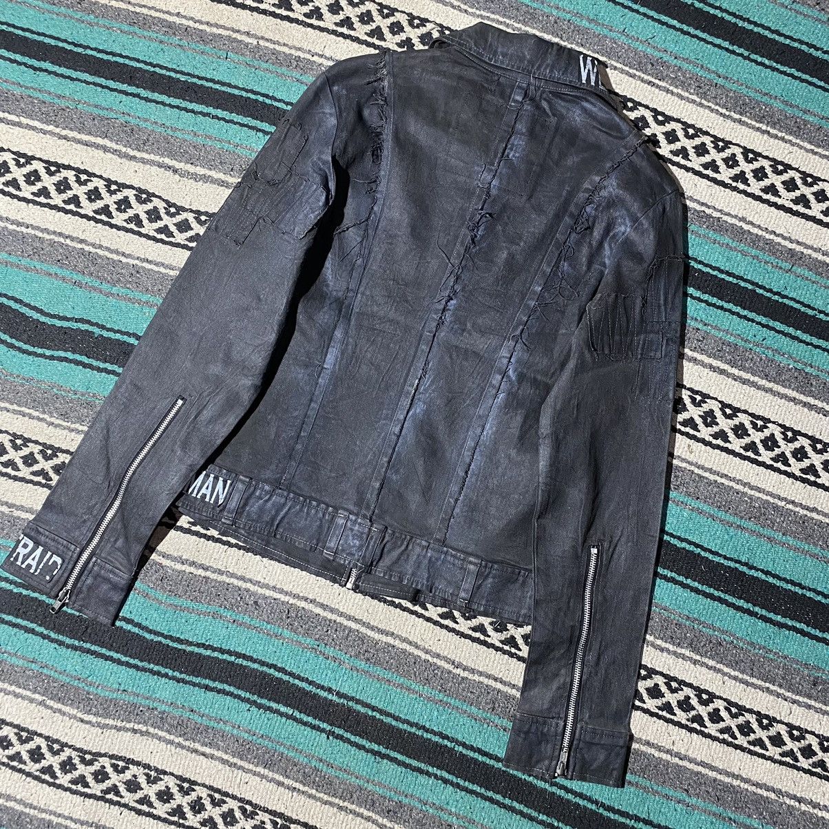 If Six Was Nine Rockers H Baby Black Horn Biker Leather Jacket Size US M / EU 48-50 / 2 - 7 Thumbnail
