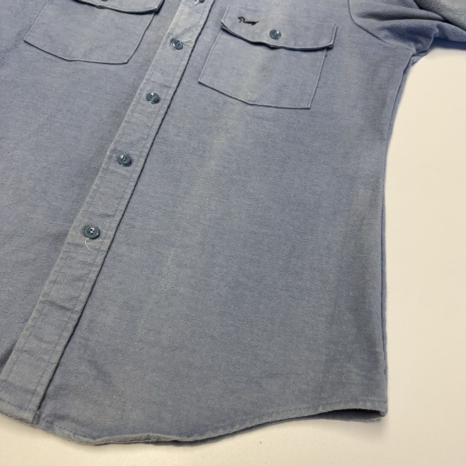 Vintage Vintage Duxbak Shirt Mens Large 22.5x31 Blue Flannel Size US L / EU 52-54 / 3 - 5 Thumbnail