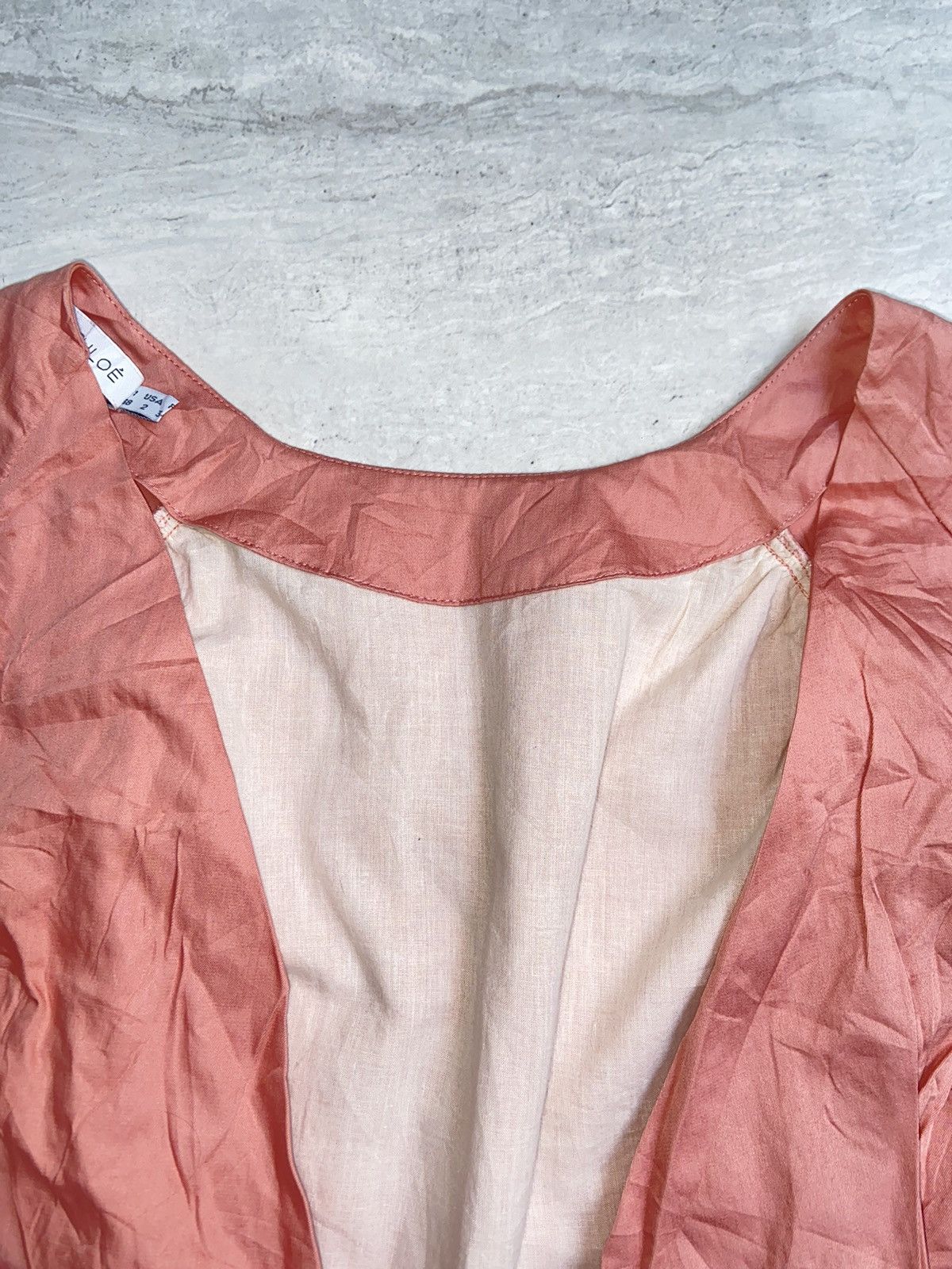 See by Chloe See By Chloe Pink Midi Dress Size XS / US 0-2 / IT 36-38 - 9 Thumbnail