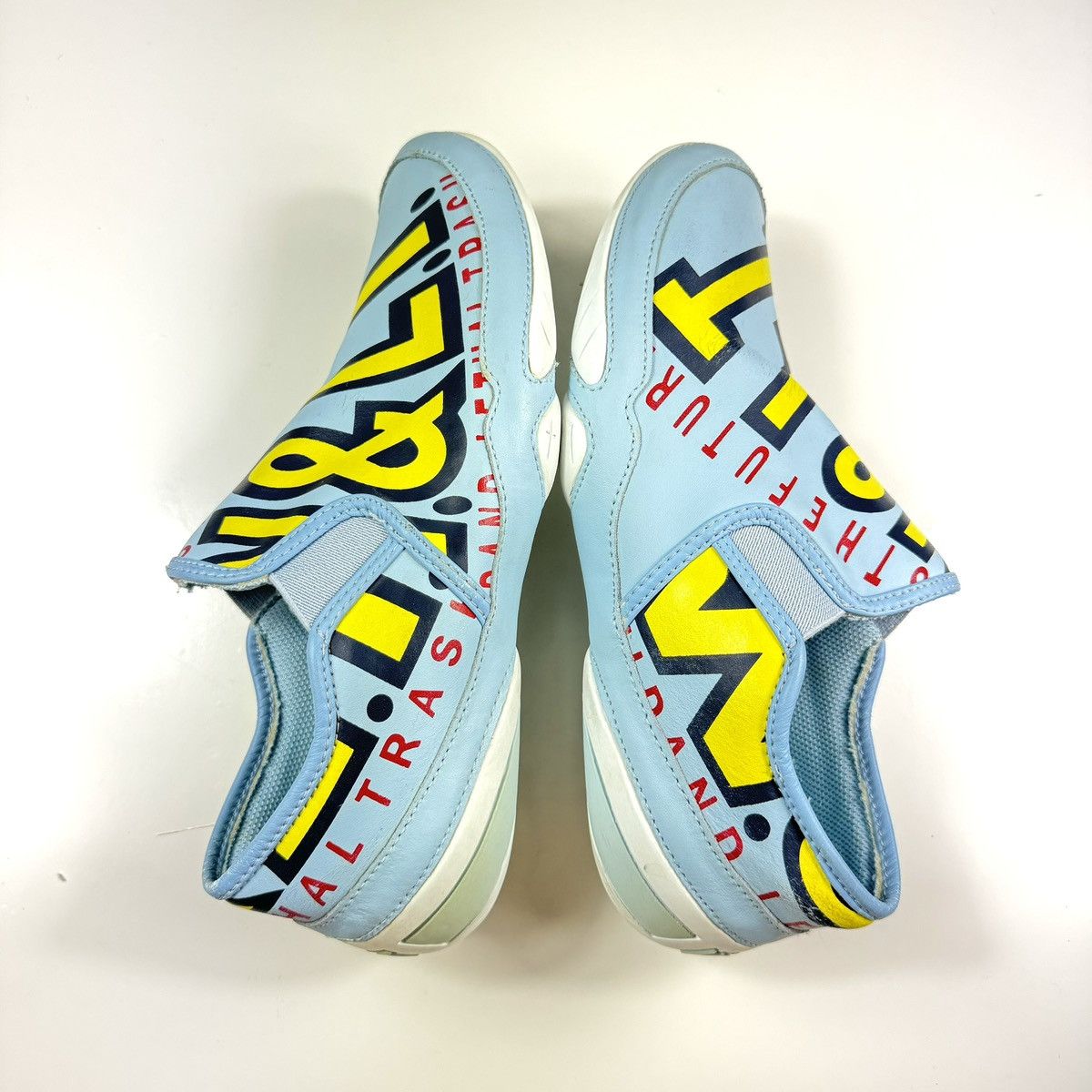 W&LT Vintage 90s W&LT Walter Van Bierendonck Leather Sneakers Size US 9 / IT 39 - 4 Thumbnail