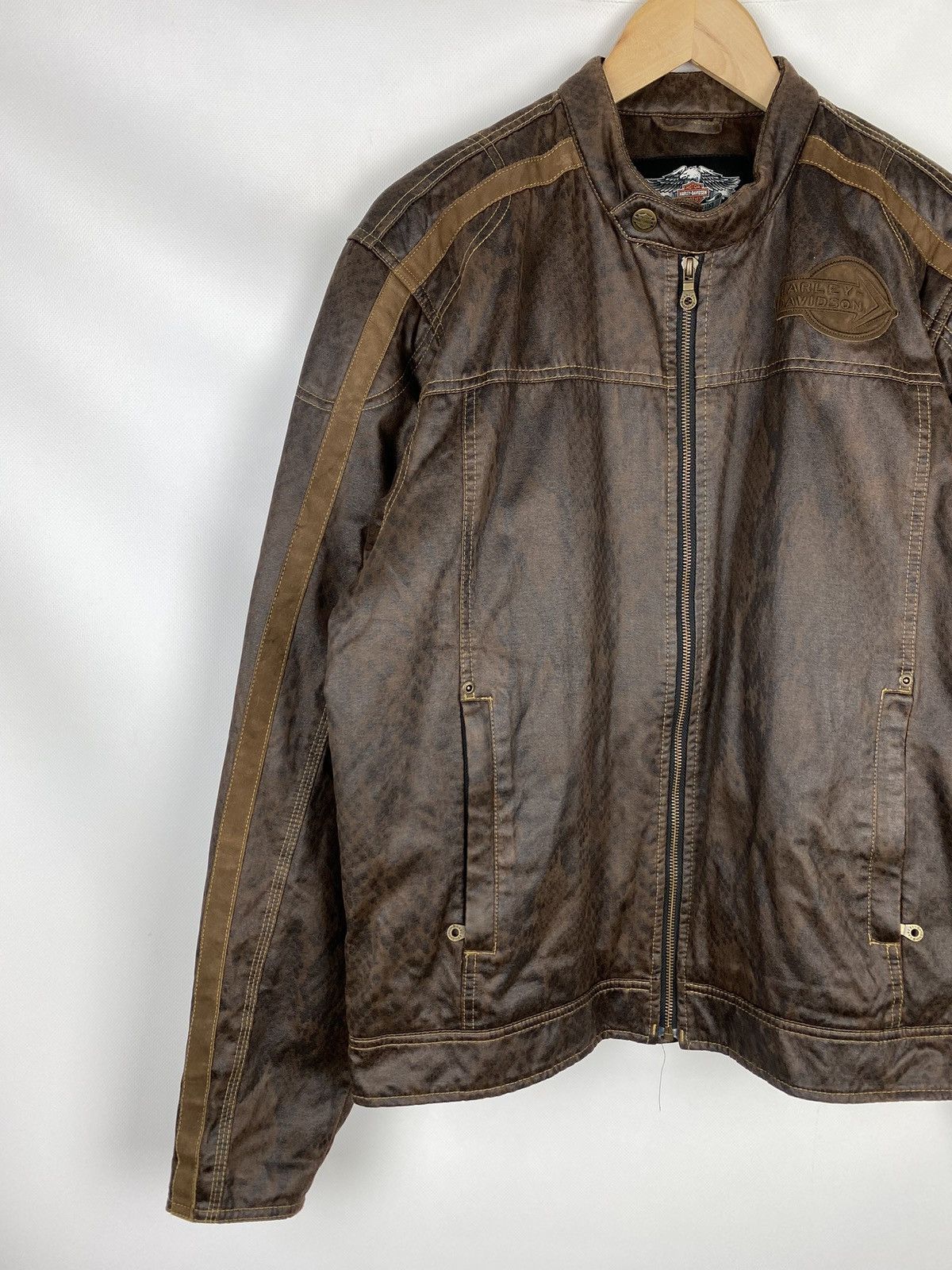 Harley Davidson Harley Davidson men’s biker bomber jacket size L Size US L / EU 52-54 / 3 - 2 Thumbnail