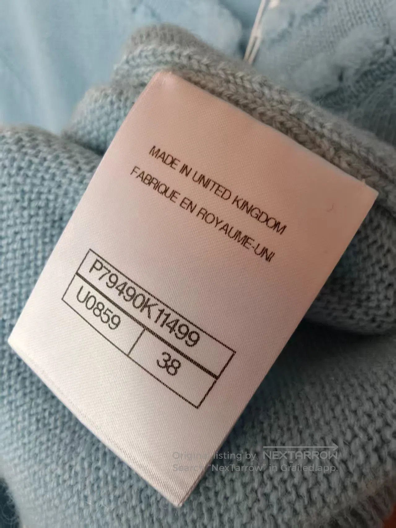 Chanel Chanel Women's Blue Knit Cardigan. Size M / US 6-8 / IT 42-44 - 3 Thumbnail