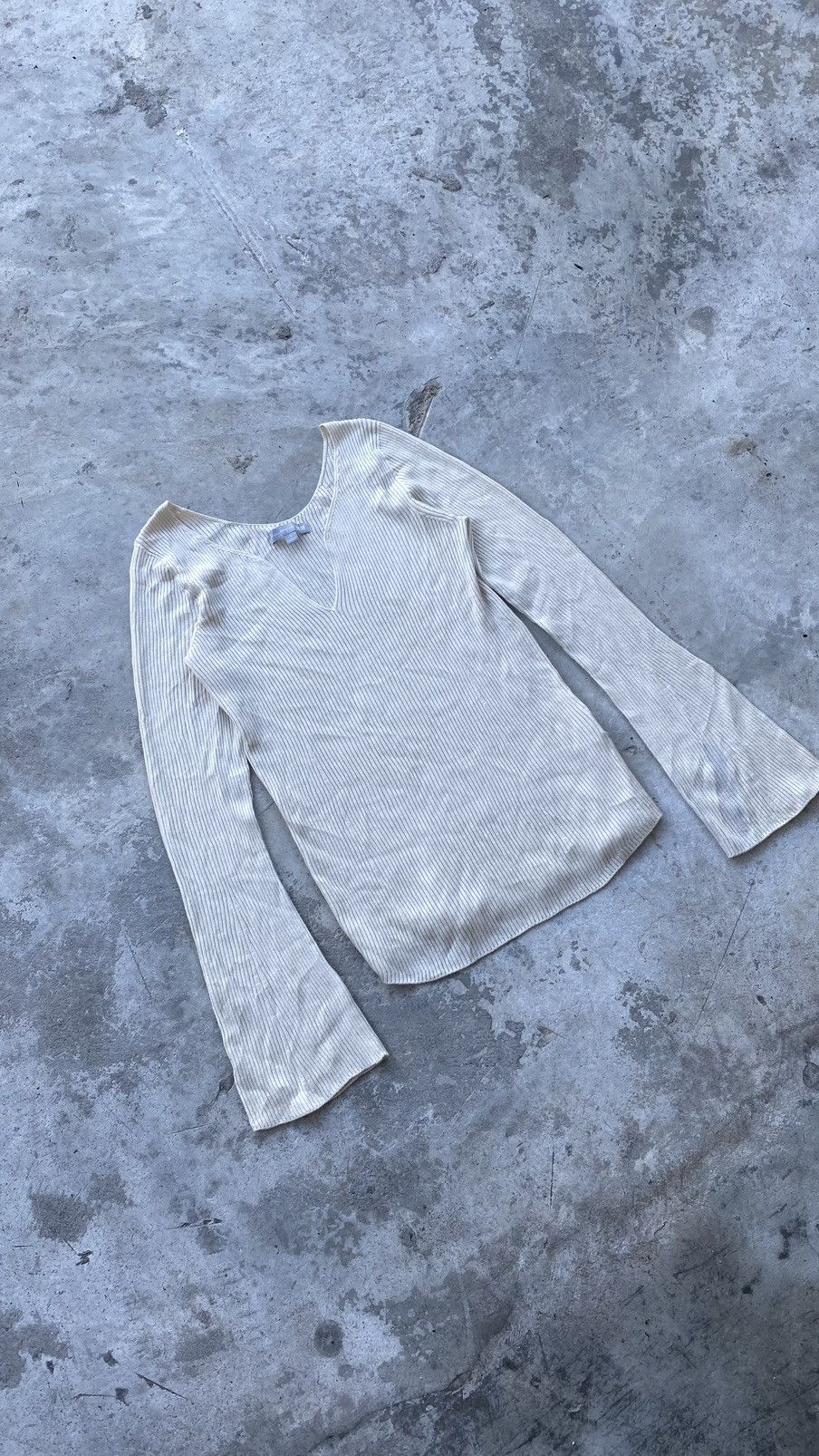 Japanese Brand 🚨FINAL DROP🚨pleated Knit Longsleeve shirt designer Size M / US 6-8 / IT 42-44 - 1 Thumbnail