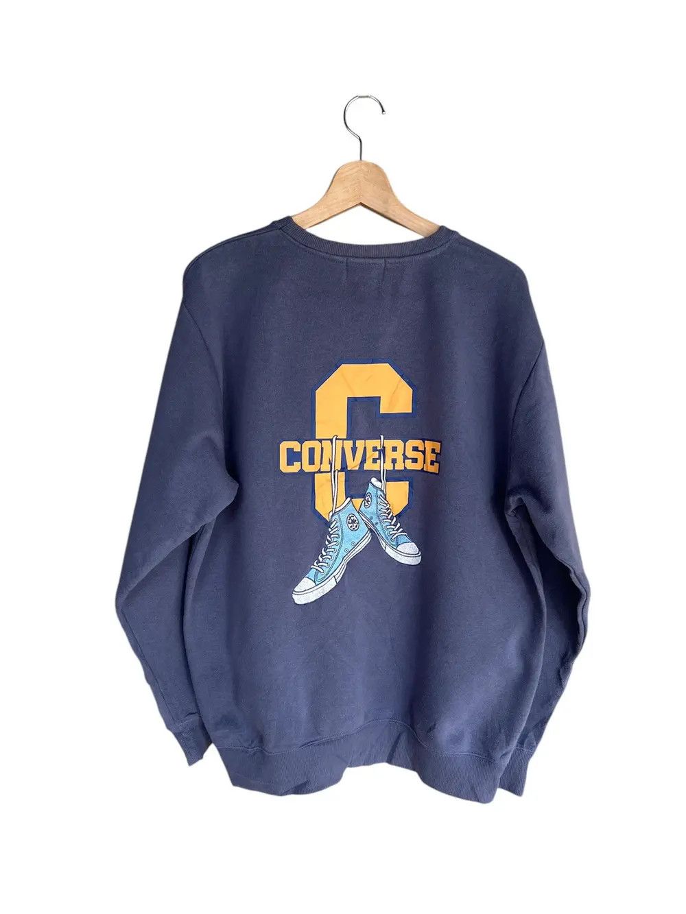 Converse Vintage Converse Spell Out Sweatshirt Size US L / EU 52-54 / 3 - 1 Thumbnail