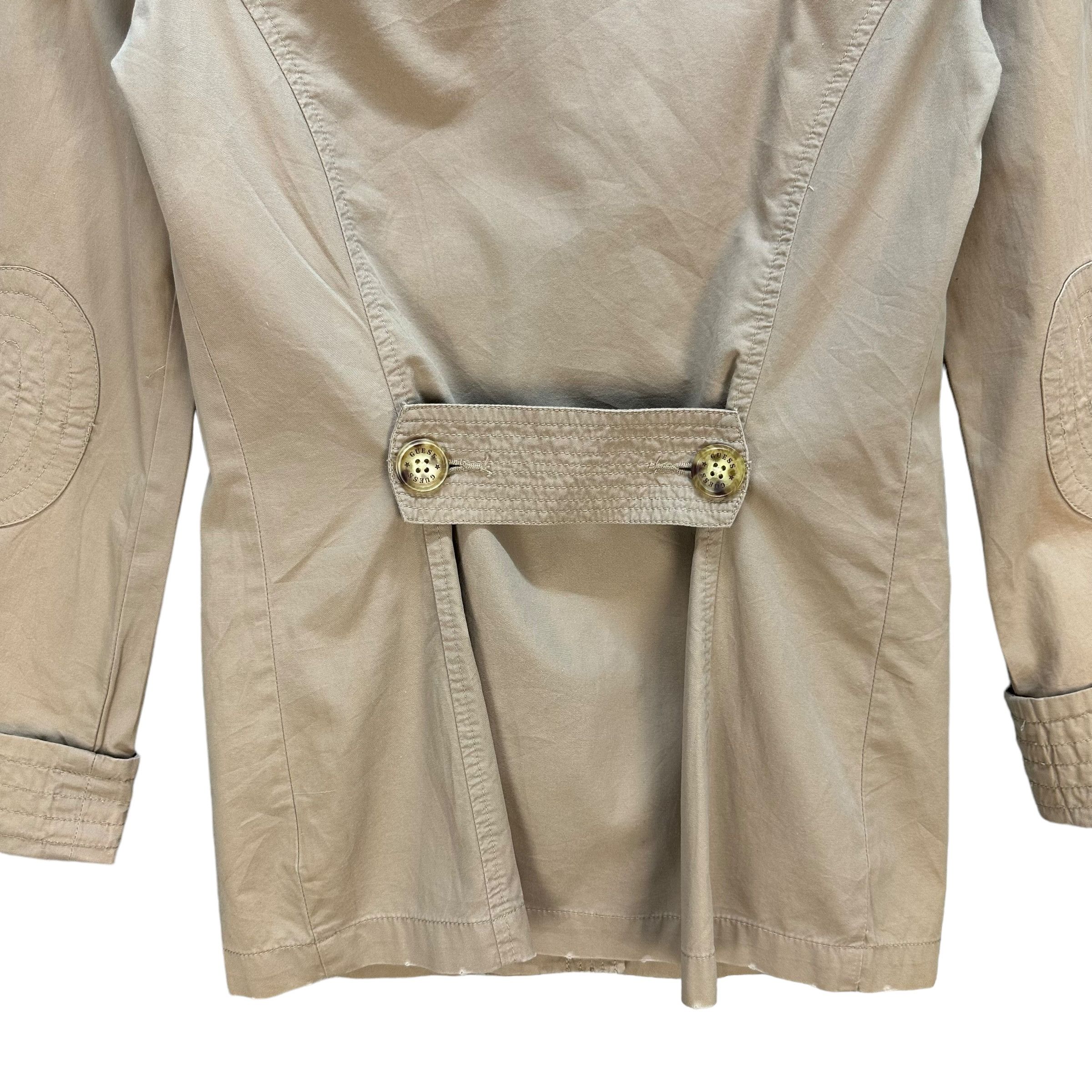 Guess GUESS Double Collar Belted Coat Jacket #A36-0817 Size XS / US 0-2 / IT 36-38 - 13 Thumbnail