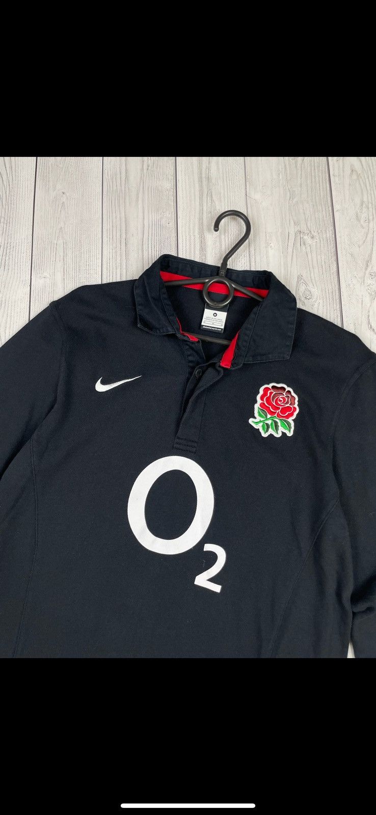 Nike Vintage nike England rugby jersey size M black rare Size US M / EU 48-50 / 2 - 2 Thumbnail