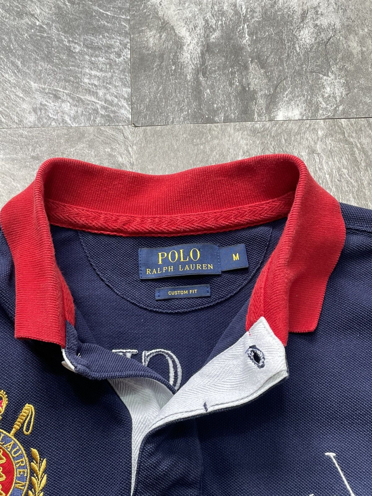 Polo Ralph Lauren Vintage Polo Ralph Lauren Big Logo PRL Rugby Club Polo Shirt Size US M / EU 48-50 / 2 - 7 Thumbnail