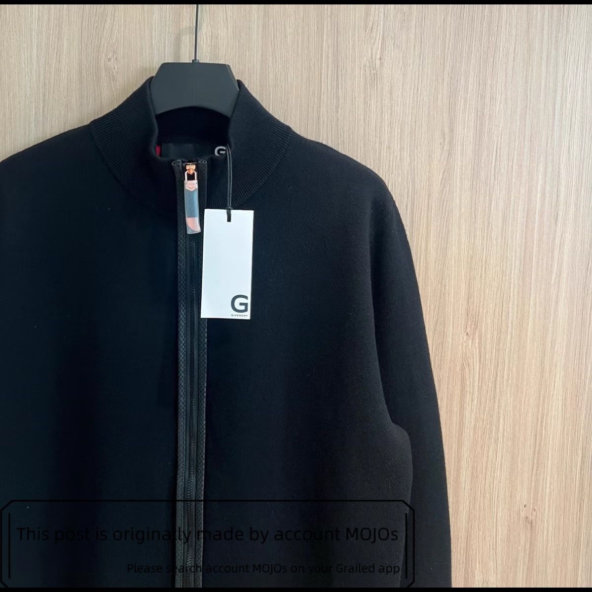 Givenchy Sz L Givenchy Wool Zip-Up Track Jacket mojos1250 Size US L / EU 52-54 / 3 - 3 Thumbnail