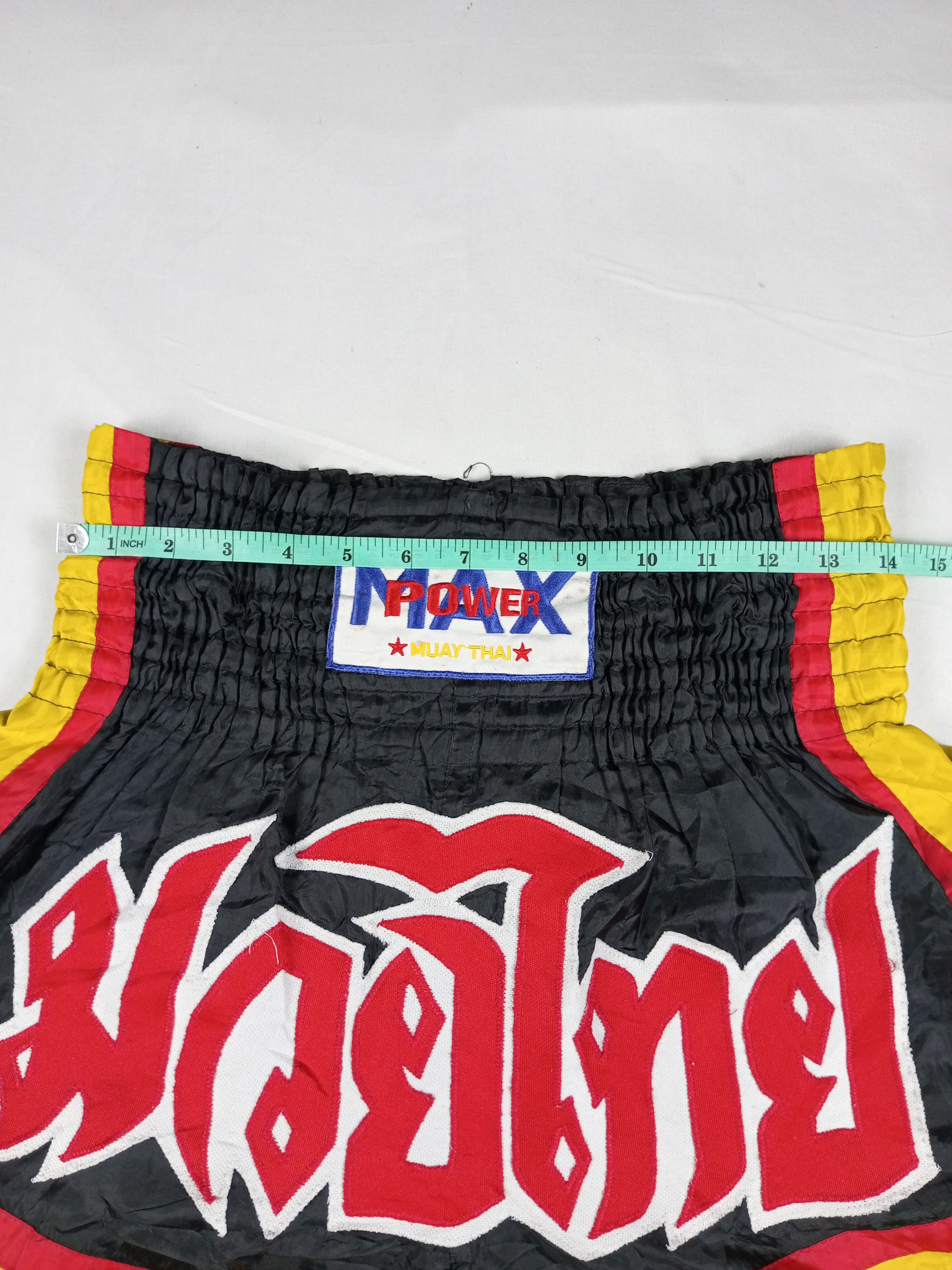 Other Vintage Muay Thai Sportswear Shorts 90s Embroidery Size US 32 / EU 48 - 5 Thumbnail