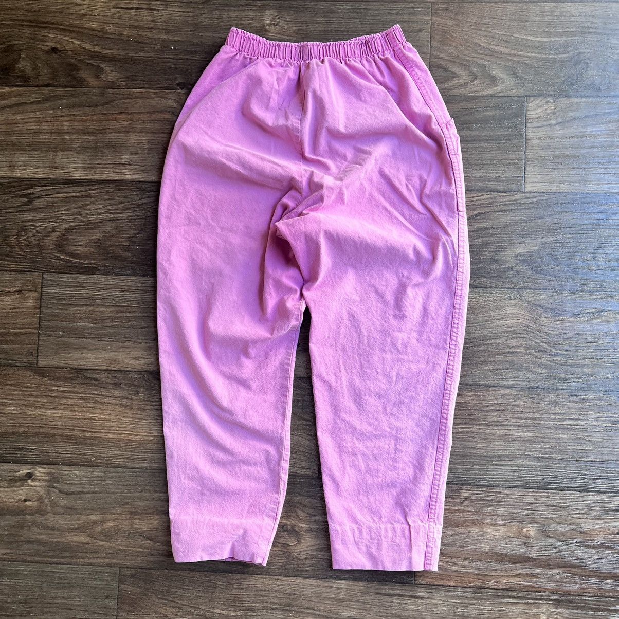 Cherokee Vintage 1990s Sun-faded Worn Pink Cargos pants W-12 Size 34" / US 12 / IT 48 - 7 Thumbnail