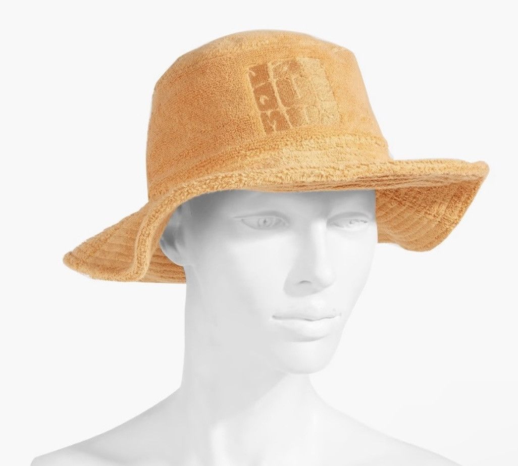 Jacquemus JACQUEMUS Banho embroidered cotton-terry bucket hat Size ONE SIZE - 2 Thumbnail