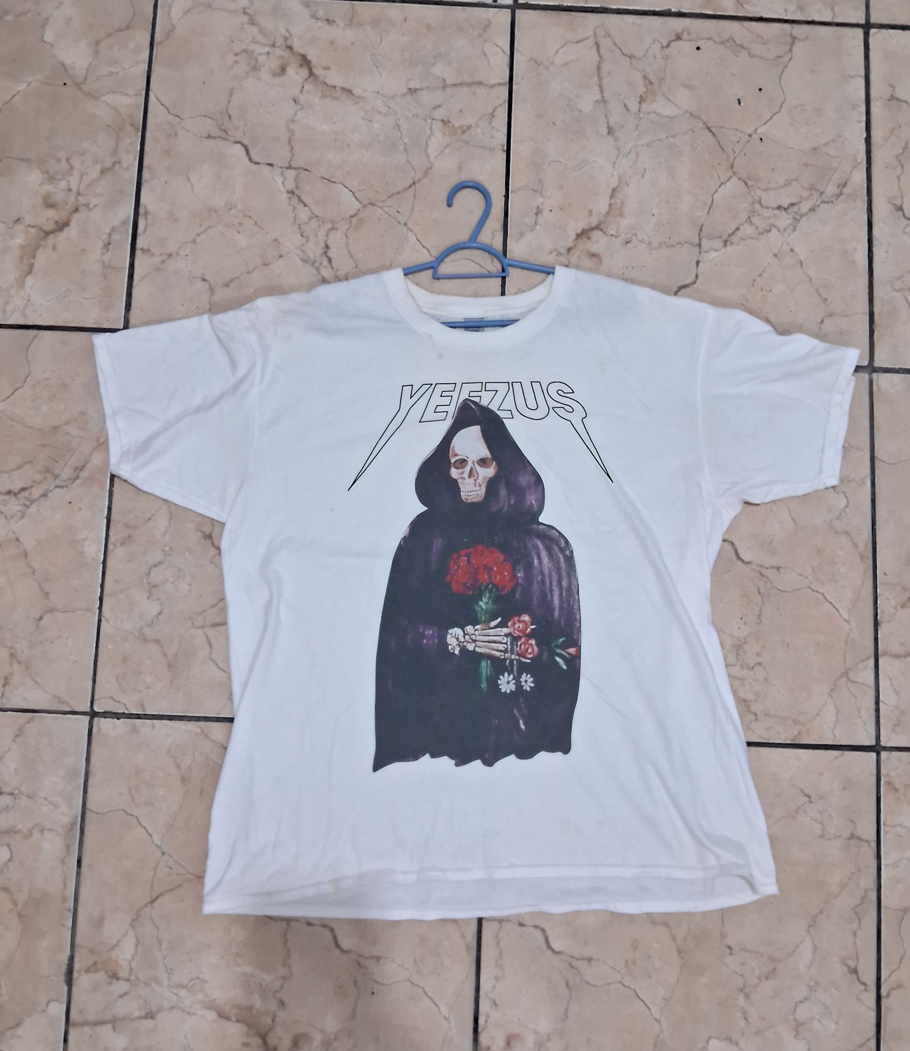 Other Yeezus Tour Kanye West Merch Grim Reaper White Size US XXL / EU 58 / 5 - 1 Thumbnail