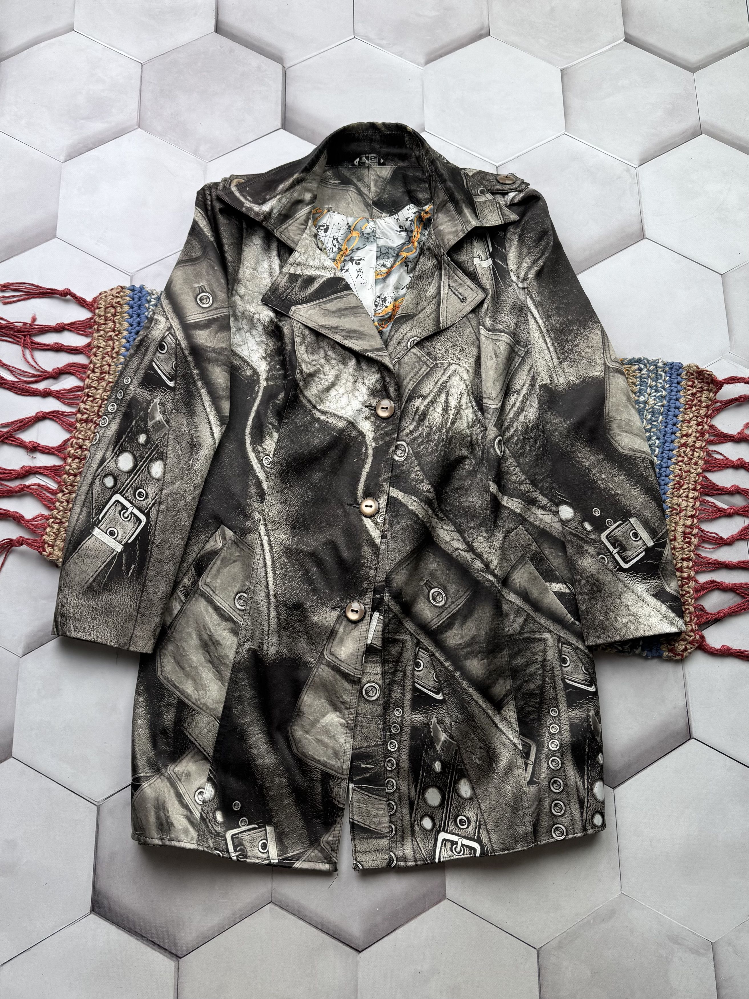 Vintage Vintage Printed Coat Size L / US 10 / IT 46 - 1 Thumbnail