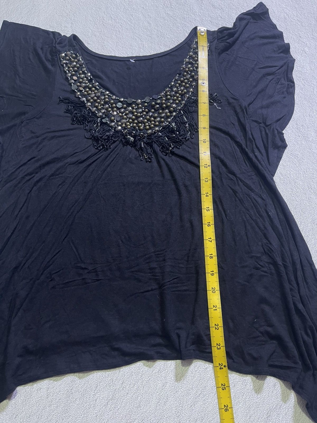 Japanese Brand Y2K CECIL MC BEE women's short tshirt with glitter motif Size M / US 6-8 / IT 42-44 - 7 Thumbnail
