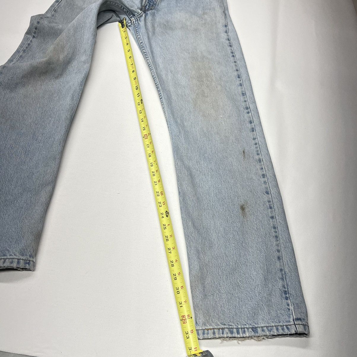 Levi's × Vintage Levis 505 Jeans Blue Straight Regular Fit Denim Y2K Size US 34 / EU 50 - 21 Thumbnail
