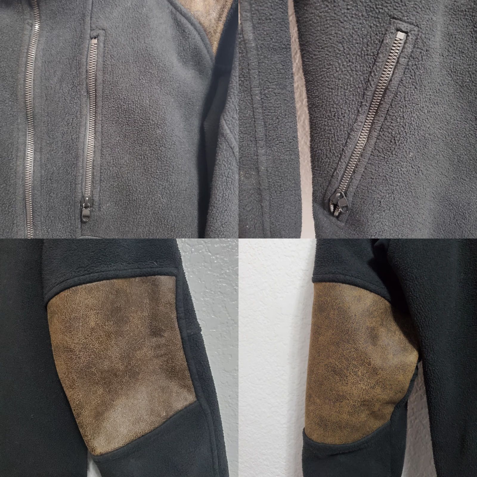 Vintage Kuhl Jacket Men S Alpenwurx Brown Black Fleece Full Zip Elbow Patches Outdoor Size US S / EU 44-46 / 1 - 8 Thumbnail