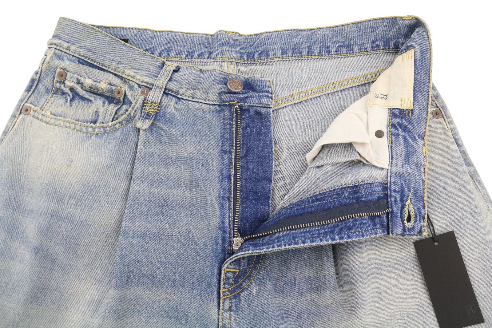 R13 WAYNE ARTICULATED 33 Merrin Faded Blue 87208 Size US 33 - 4 Thumbnail