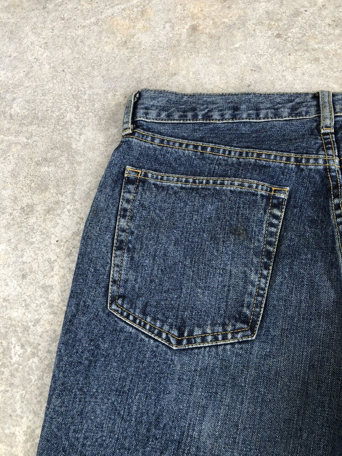 If Six Was Nine Japanese Uniqlo Flared Jeans Distressed Bootcut Size US 33 - 16 Thumbnail
