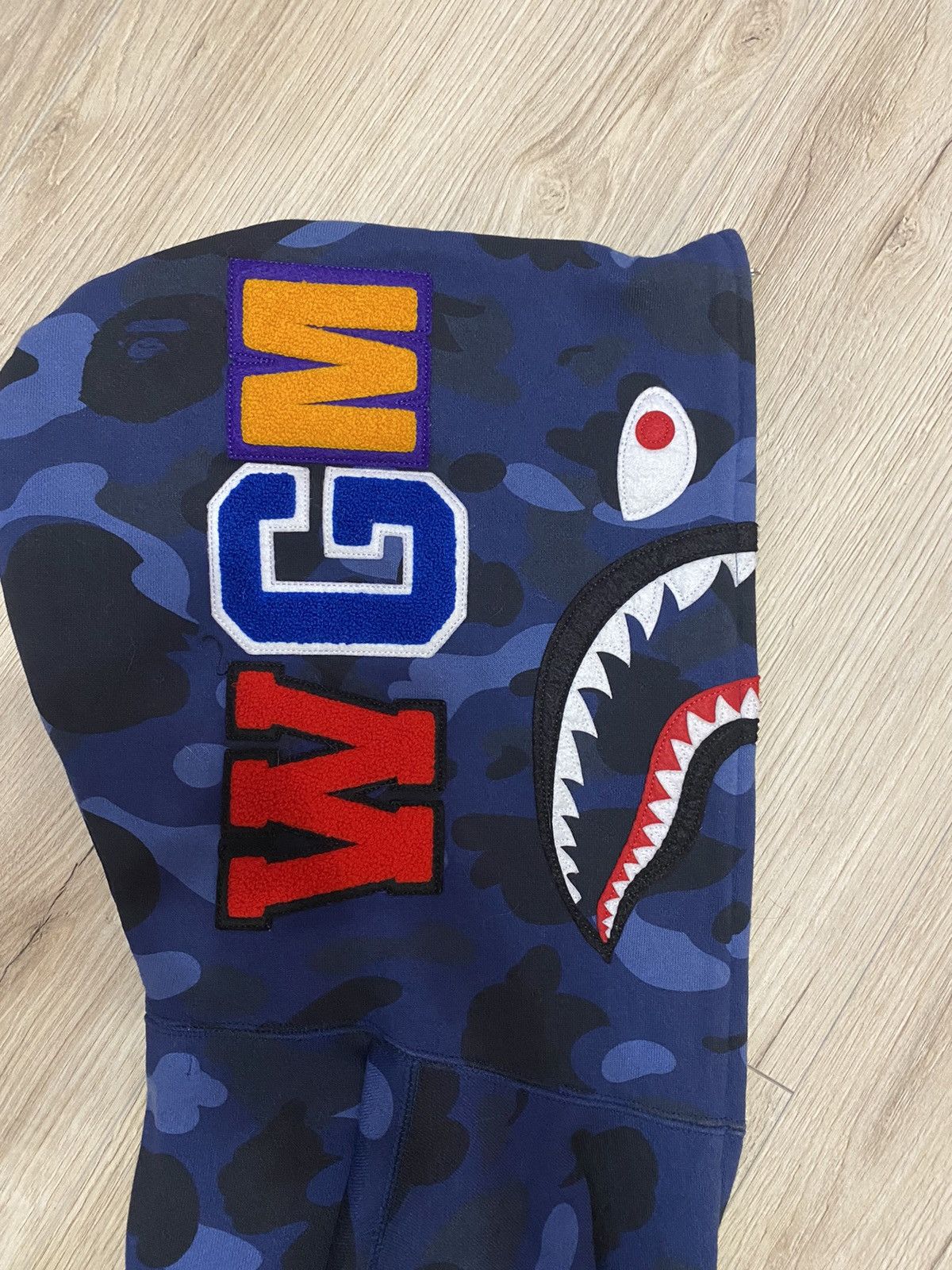 Bape Bape shark blue camo Size US M / EU 48-50 / 2 - 3 Thumbnail