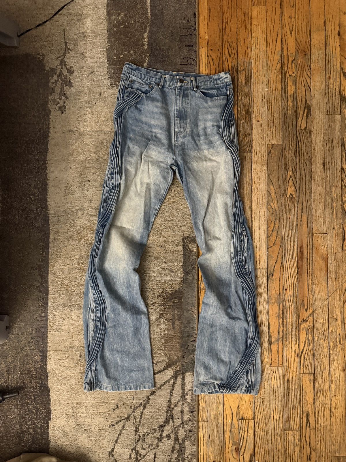 Balenciaga Waxed Denim | Grailed