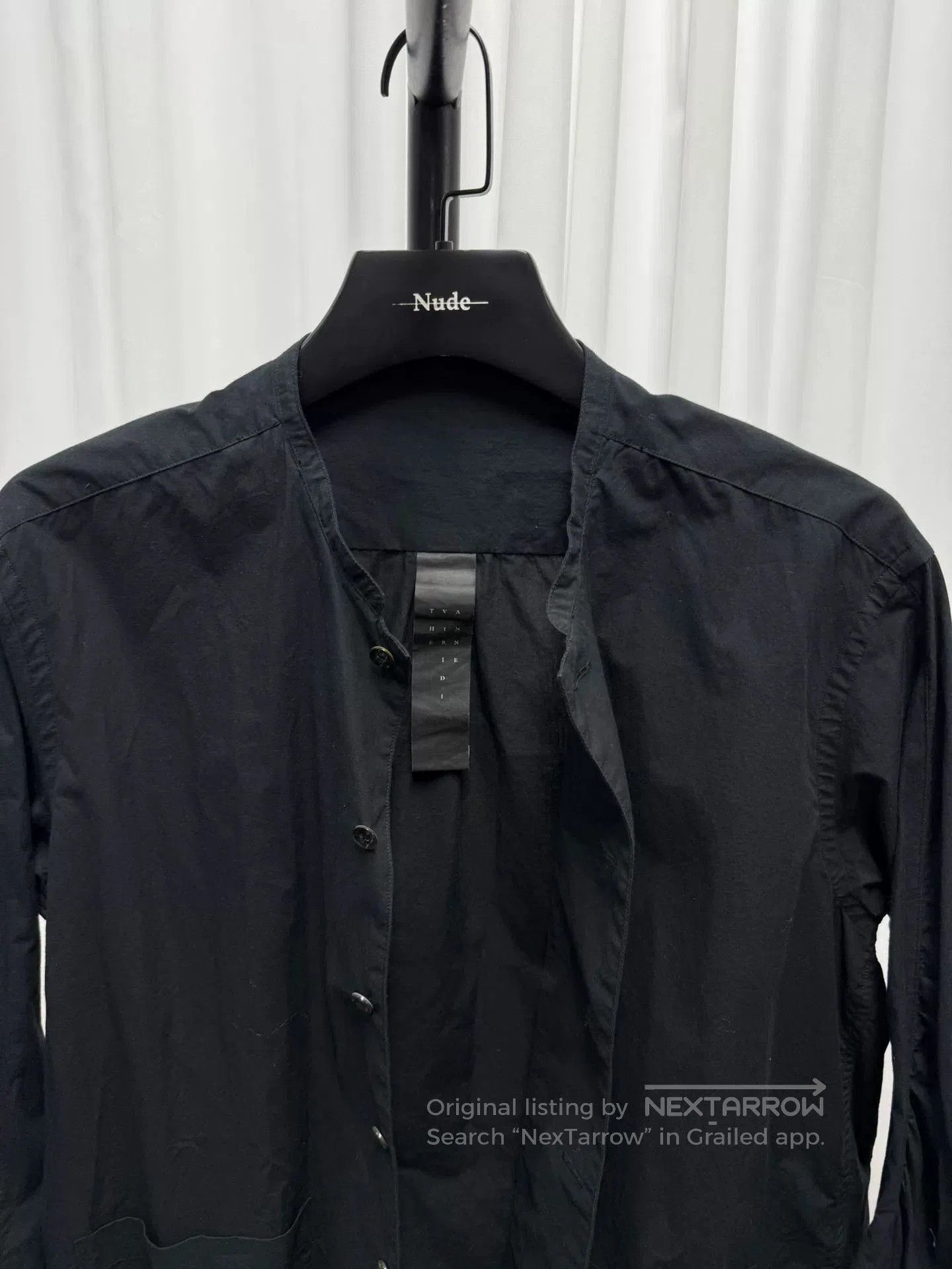 Comme des Garcons Homme Plus Viride Anne TVA Stand Collar Shirt. Size US L / EU 52-54 / 3 - 4 Thumbnail