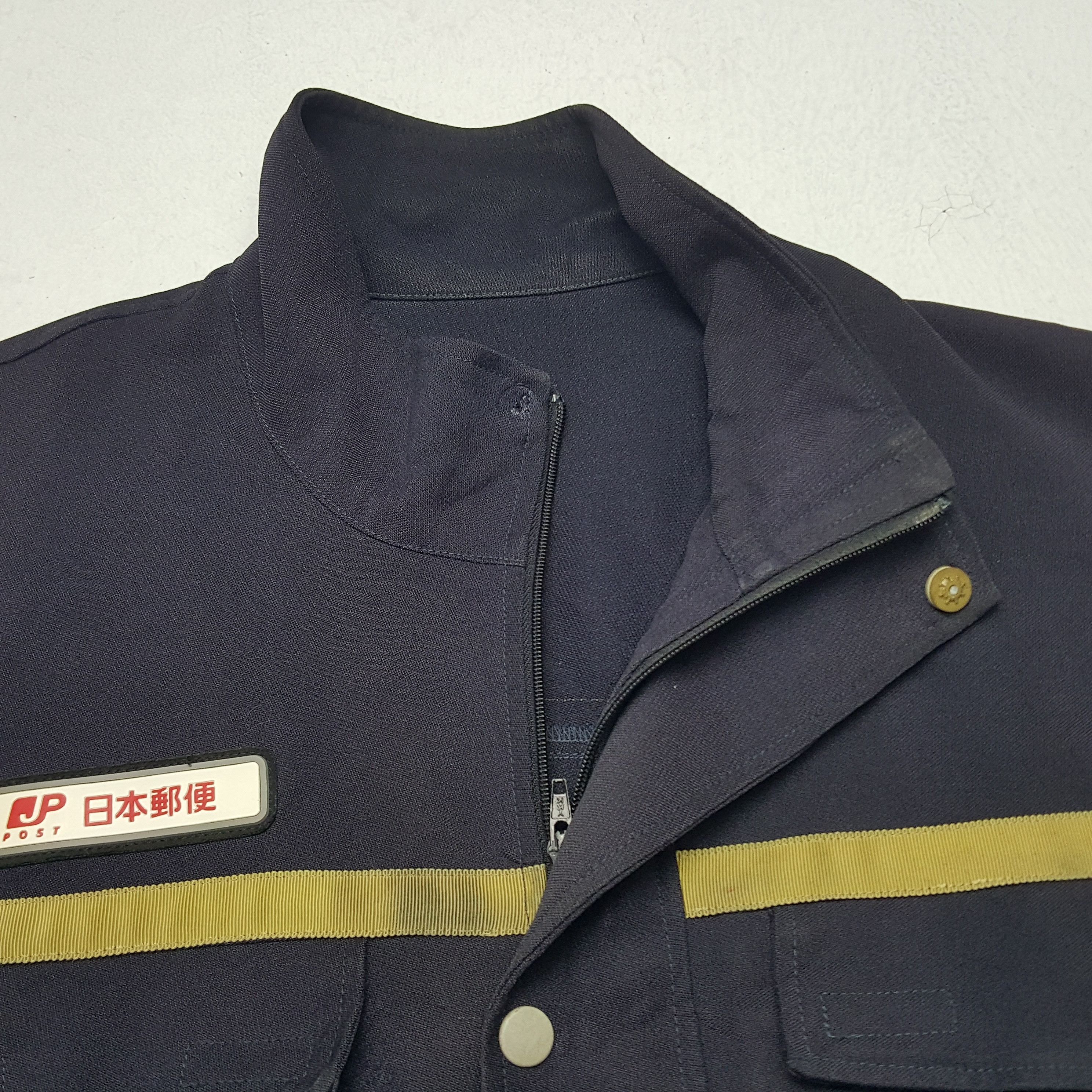 Japanese Brand × Vintage Vintage Japan Post Service Japanese Mechanic Jacket Size US L / EU 52-54 / 3 - 6 Thumbnail