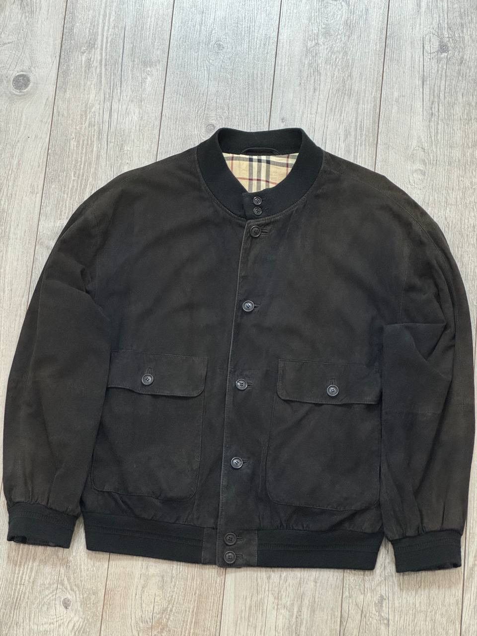 Burberry × Vintage Nova Check Lamb Nappa leather Jacket Burberrys