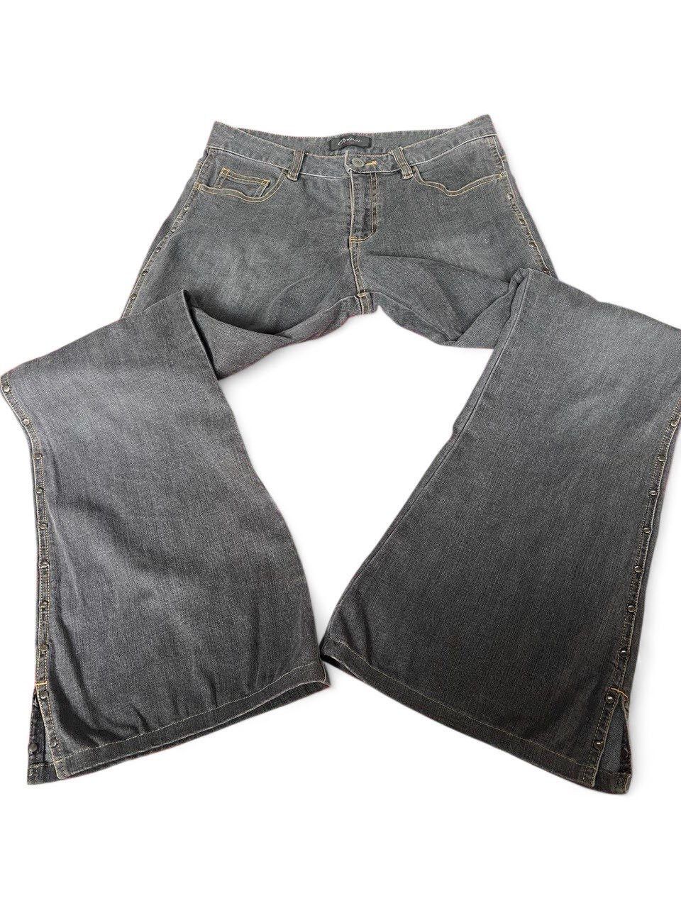 Tornado Mart Flare Jeans Oririn sideline faded black bootcut wideleg Size US 28 / EU 44 - 2 Thumbnail