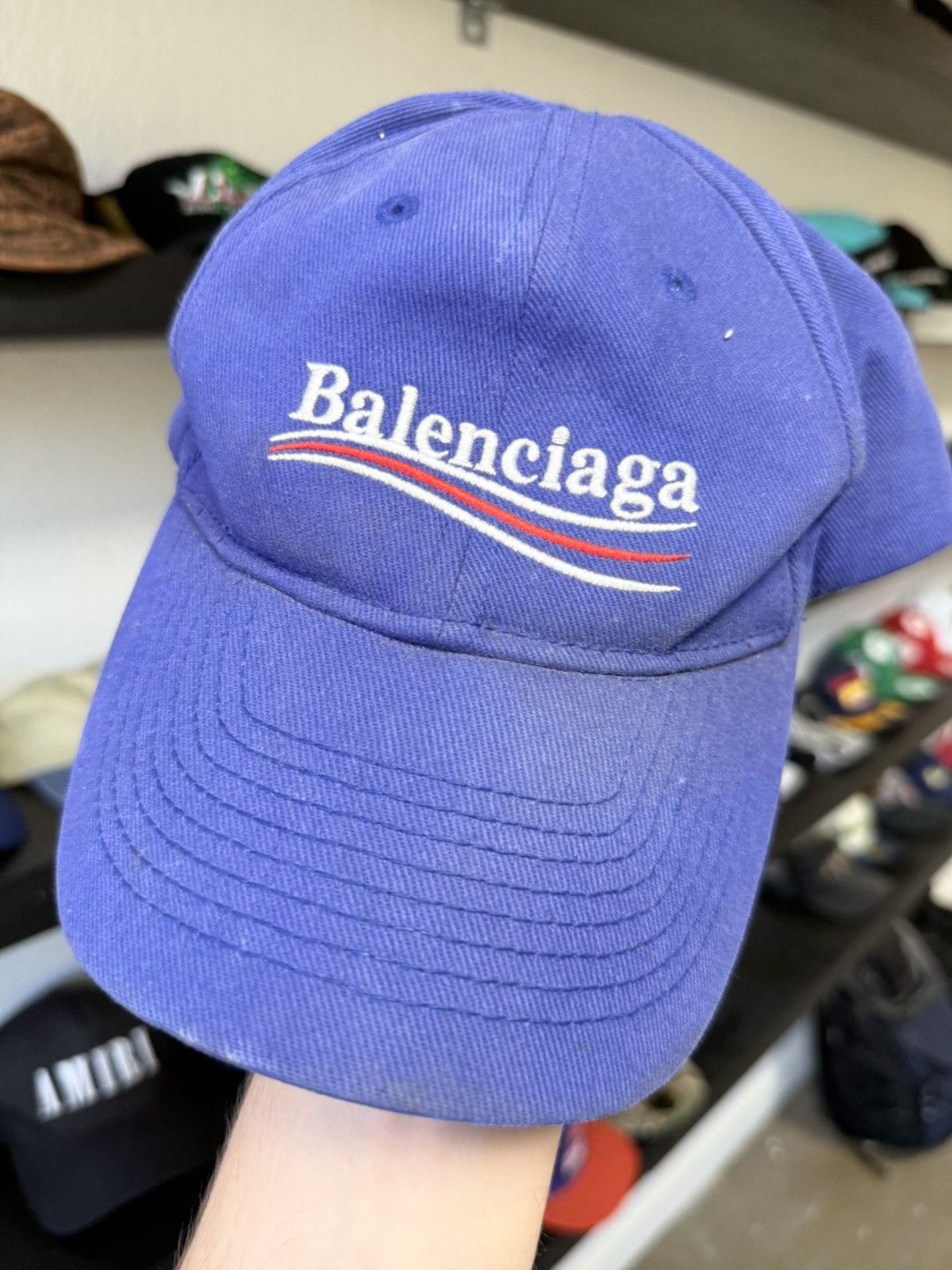 Balenciaga Balenciaga Campaign Blue Hat Size ONE SIZE - 3 Thumbnail