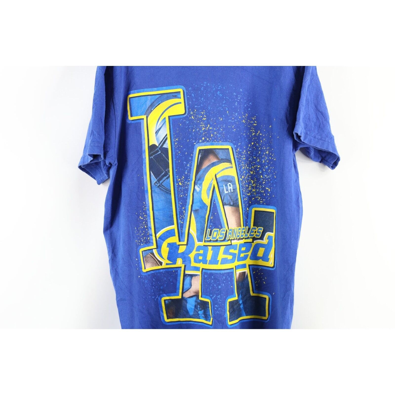 Vintage Streetwear Spell Out Los Angeles Rams Football T-Shirt Size US M / EU 48-50 / 2 - 4 Thumbnail
