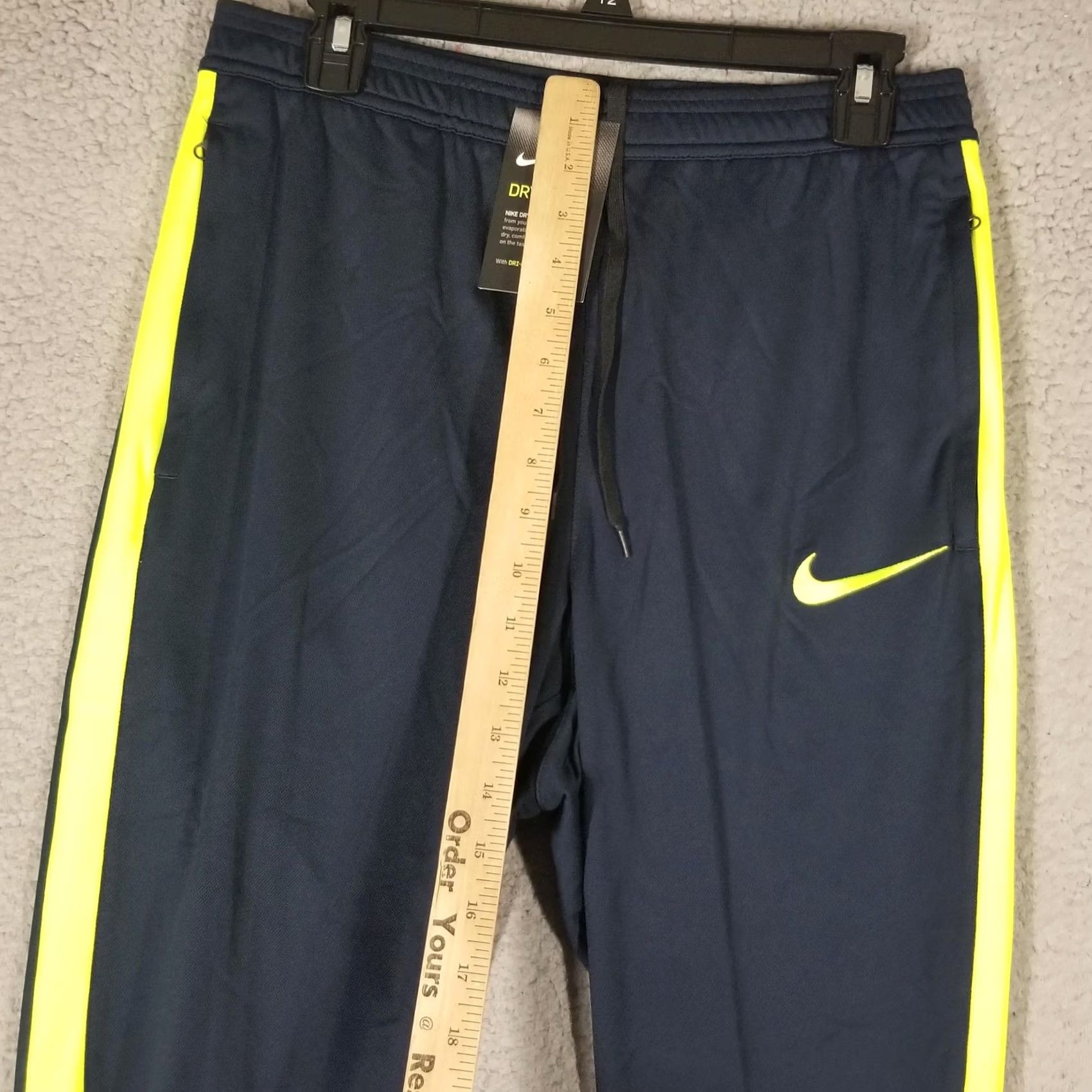 Nike Nike Dri-Fit Soccer Jogger Pants Mens Medium Blue Yellow Athletic 832254-451 Size US 31 - 6 Thumbnail