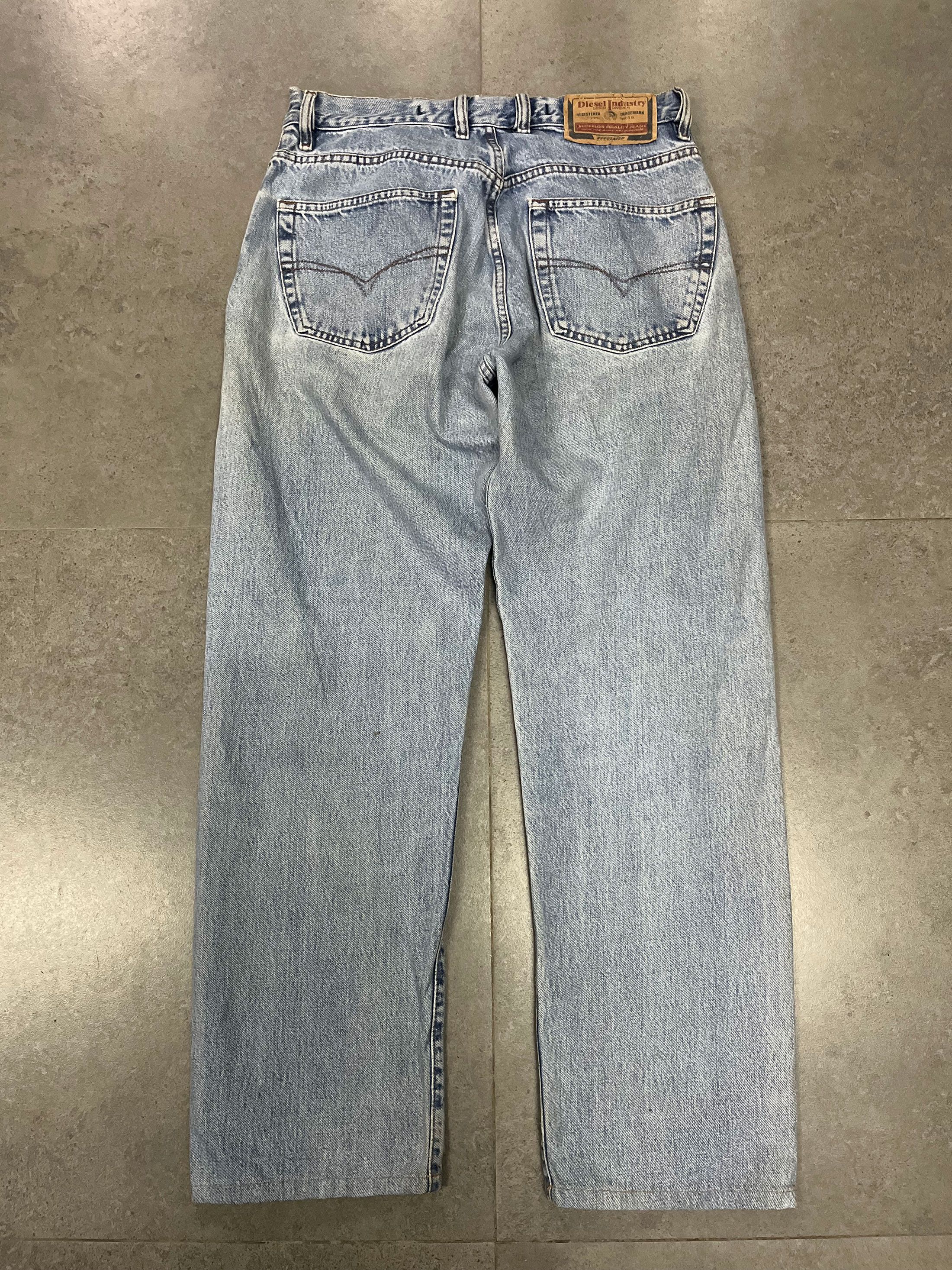 Designer × Diesel Vintage Diesel Made in Italy Washed Denim Size US 31 - 4 Thumbnail