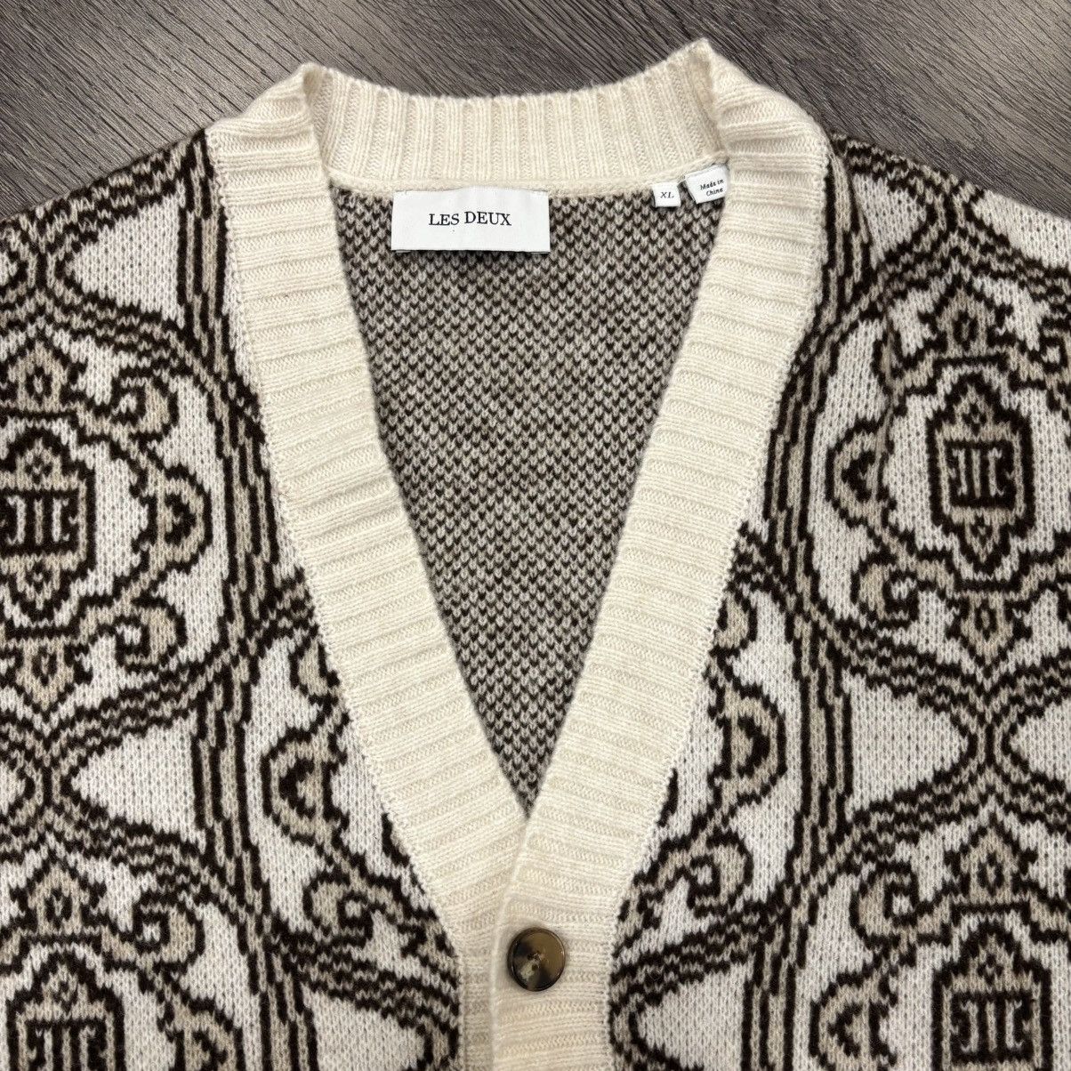 Les Deux Les Deux Fillip Jacquard Cardigan, Men’s XL Size US XL / EU 56 / 4 - 2 Thumbnail