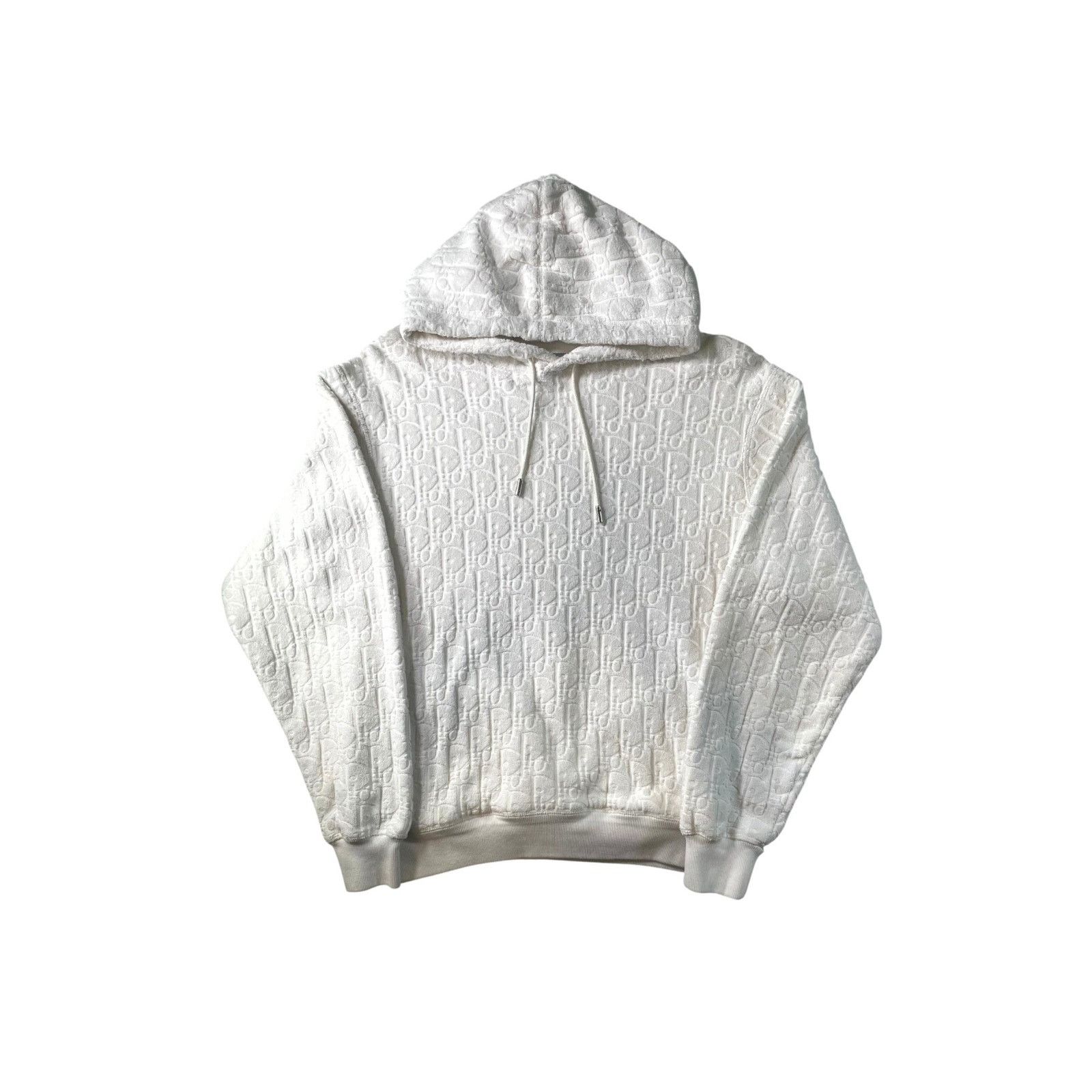 Dior Dior Towel White Hoodie Size US S / EU 44-46 / 1 - 1 Thumbnail