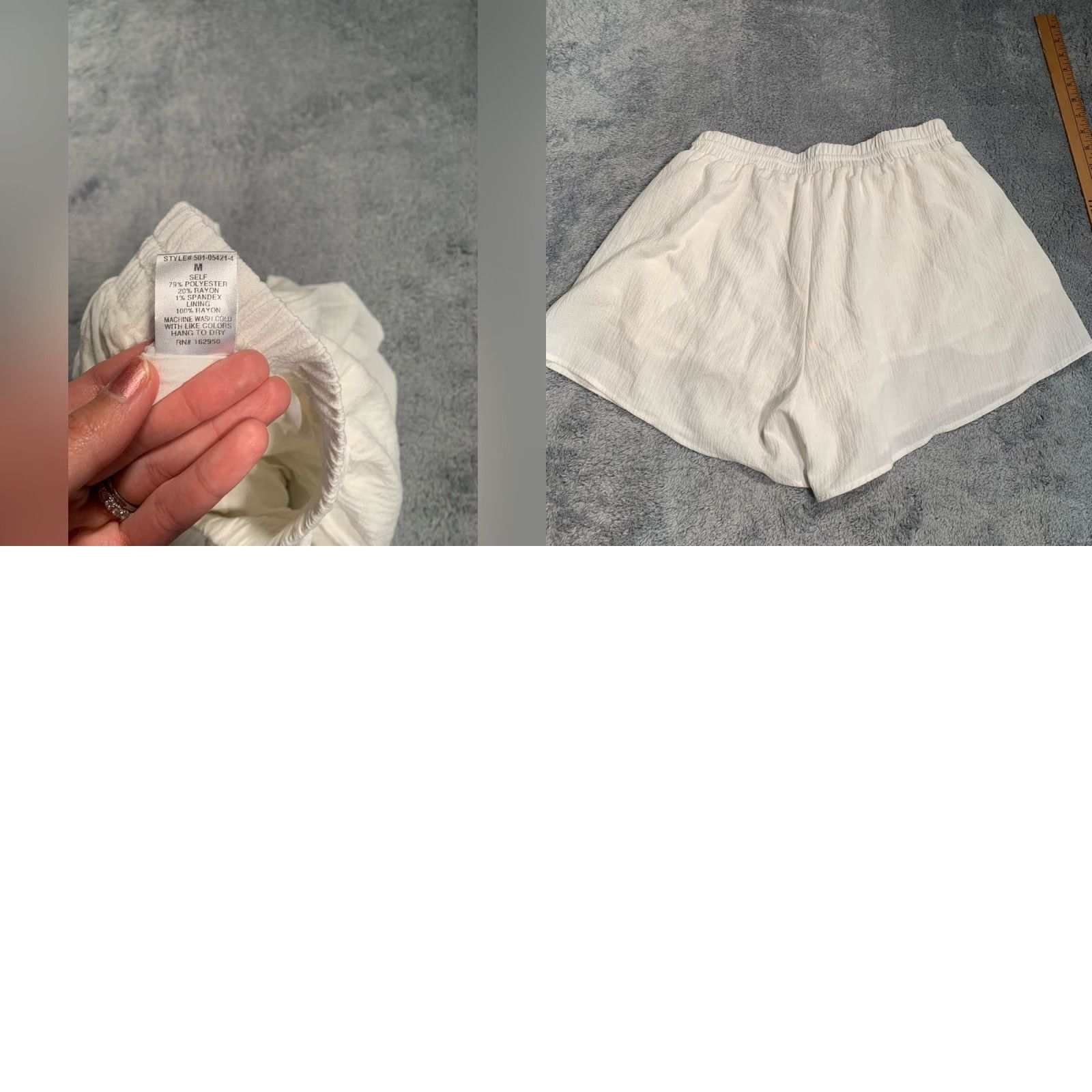 Vintage Grey Bandit Bermuda Shorts White M Women Medium Size 32" / US 10 / IT 46 - 8 Thumbnail