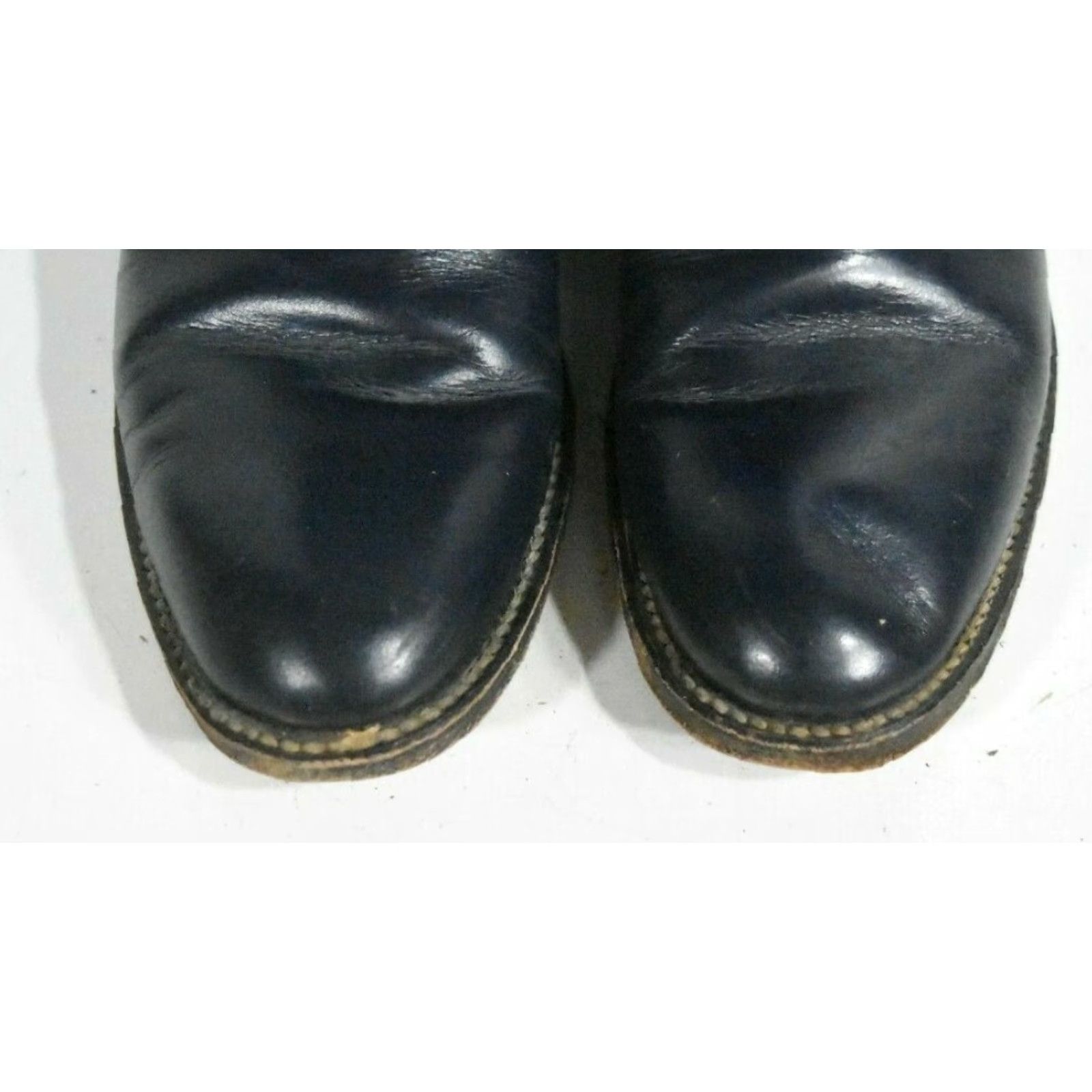 Roper VINTAGE Mahan's Amigo Womens 5.5 USA MEX Dark Navy Blue Round Toe Roper Classic Cowboy Boots Size US 6 / IT 36 - 2 Thumbnail