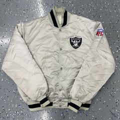 Rare Vintage 90s NFL Oakland Raiders Swingster Jacket Mens M Black