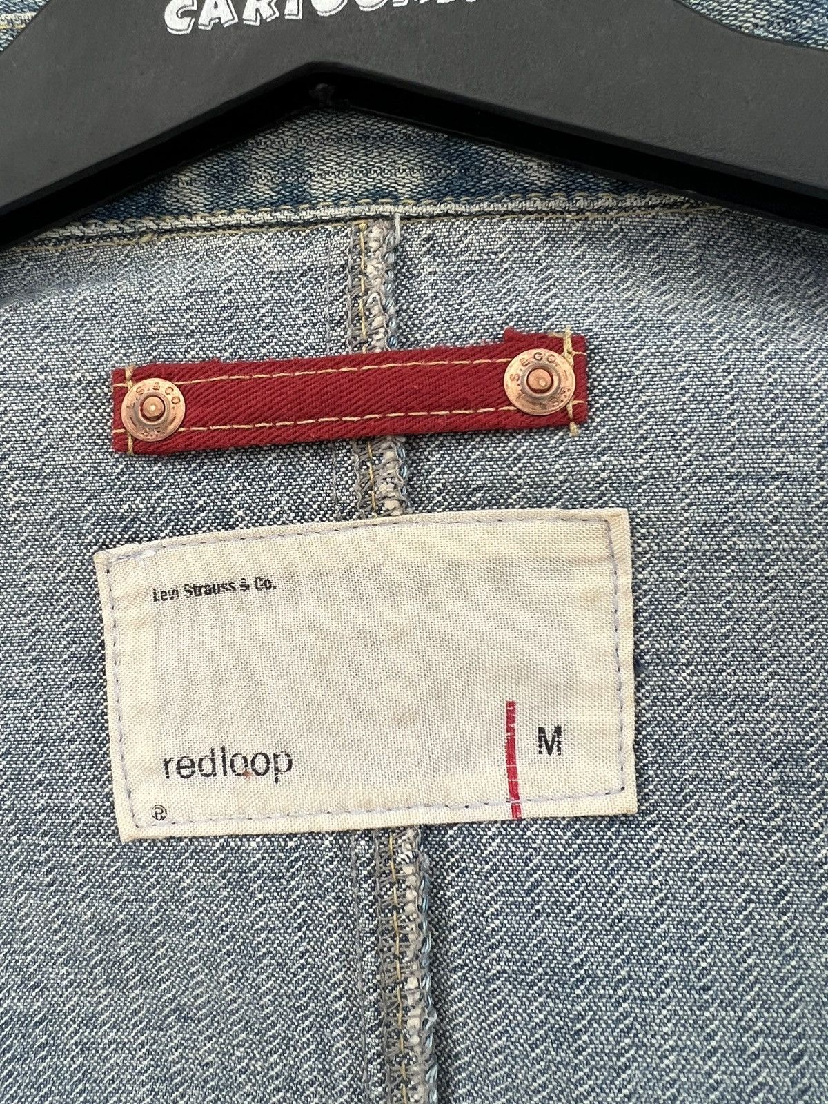 Levi's Vintage 2004 Levi’s Redloop Fade Blue HBT Denim Chore Jacket Size US M / EU 48-50 / 2 - 17 Thumbnail