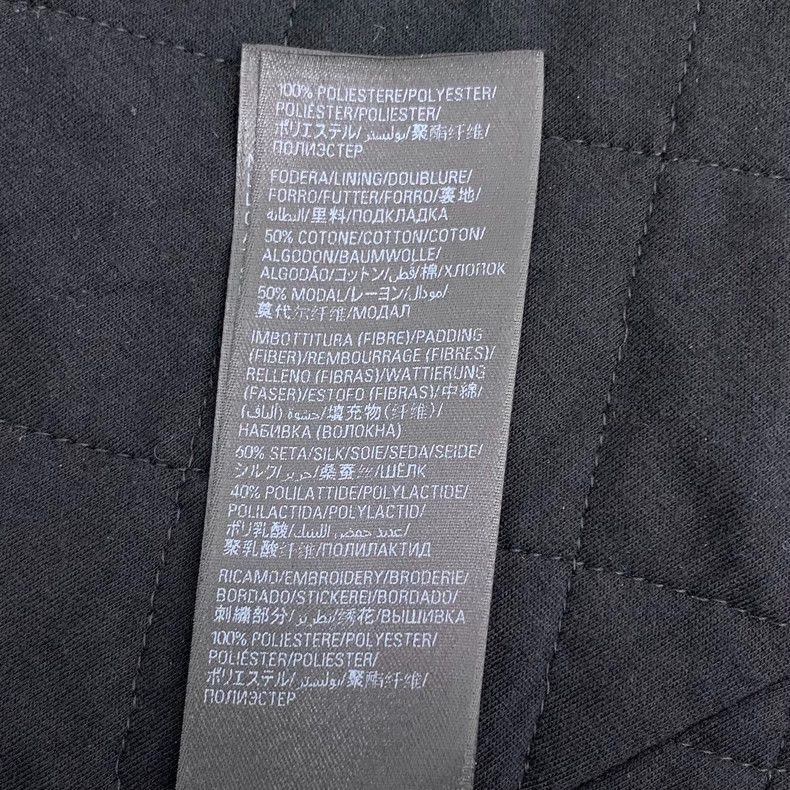 Balenciaga Balenciaga size 34 Black Logo Letter Embroidered Fleece Co Size XS / US 0-2 / IT 36-38 - 7 Thumbnail