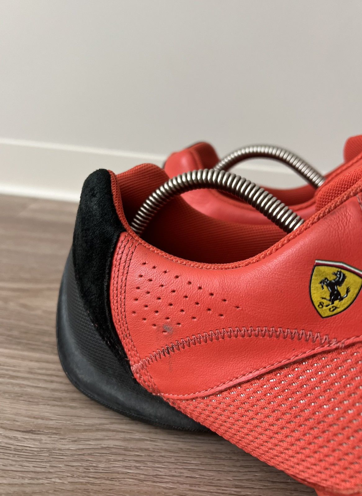 Ferrari × Puma Vintage Puma Ferrari Speed Cat Racing Red Sneakers Size US 11.5 / EU 44-45 - 2 Thumbnail