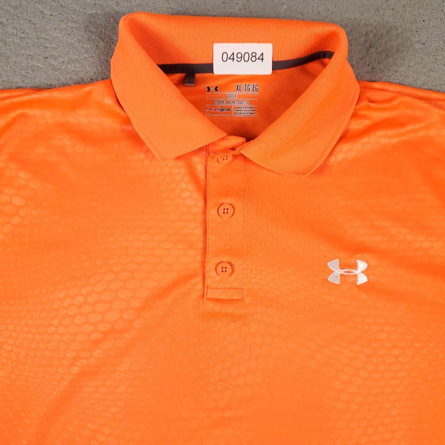Under Armour Under Armour Polo Shirt Mens XL Orange Solid Short Sleeve Button Collared Logo 100% Polyester Sports Casual Classic Polo Mens XL Orange Size US XL / EU 56 / 4 - 2 Thumbnail