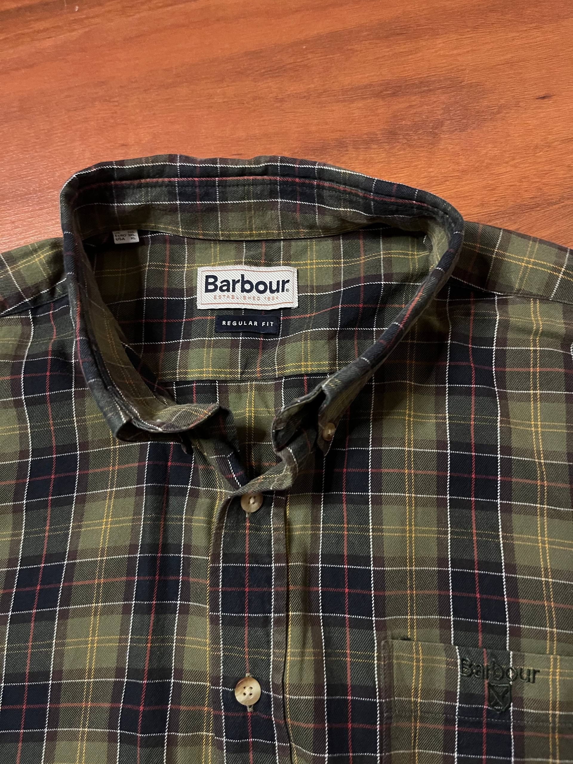 Barbour VTG Barbour Tartan Classic Button Down Casual Baggy Shirt Size US XXL / EU 58 / 5 - 5 Thumbnail