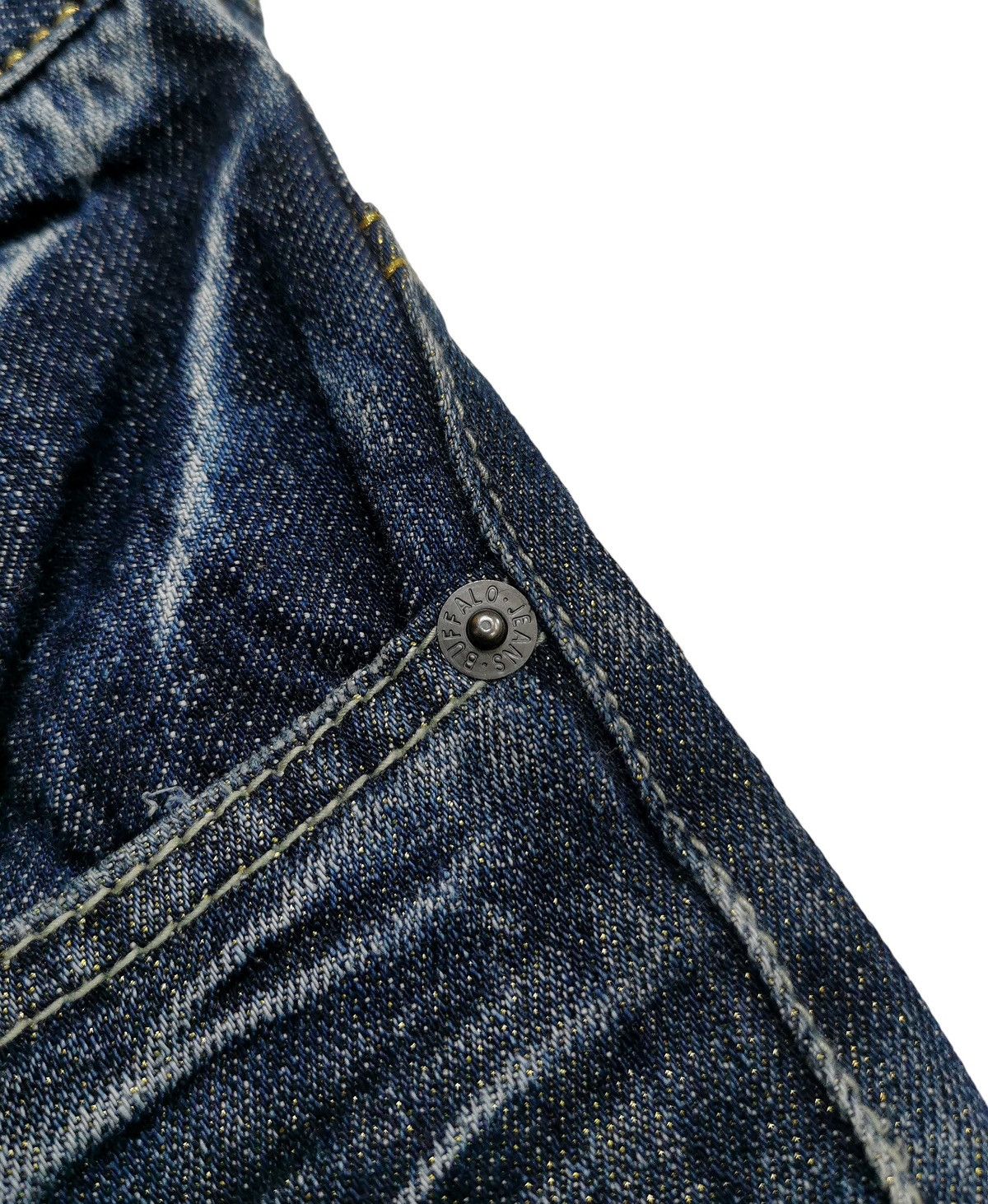 20471120 Slim Flare Jeans Buffalo Jeans Distress Denim Boot Cut Size US 33 - 9 Thumbnail