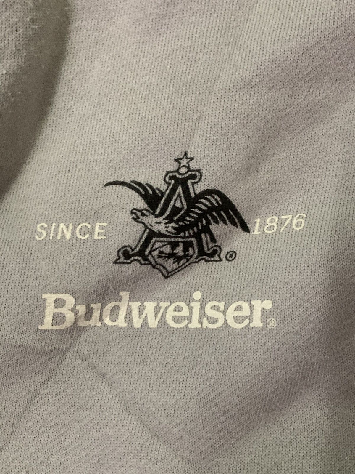 Budweiser × Vintage Budweiser Button Long Jacket With Hooded Size US L / EU 52-54 / 3 - 4 Thumbnail