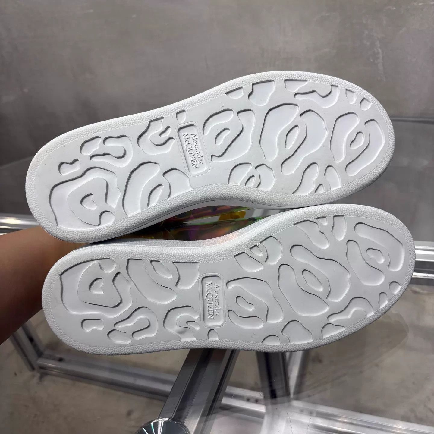 Alexander McQueen AMQ Laser Platform Sneaker EUR 36.5 New Box CD0291 Size US 6 / IT 36 - 7 Thumbnail