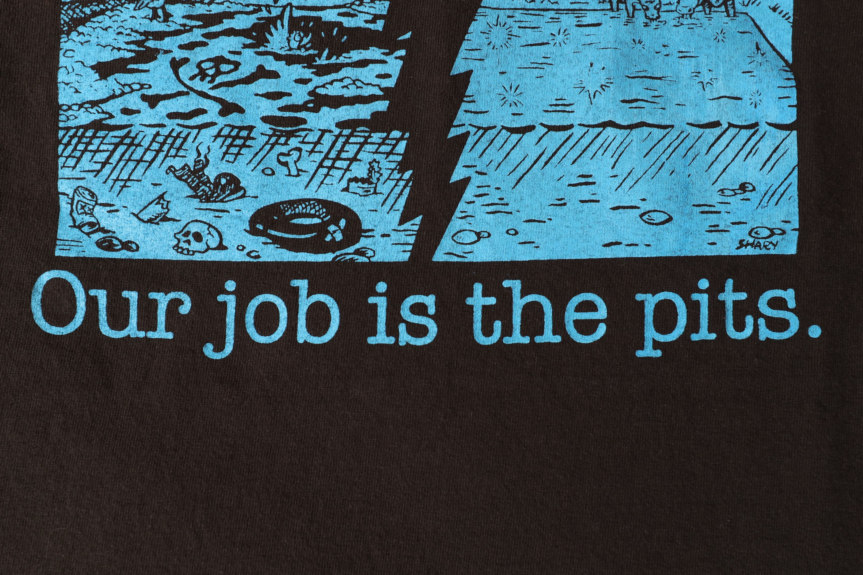 Gildan Screen Lore Our Job is the Pits Tee (XL) Size US XL / EU 56 / 4 - 5 Thumbnail